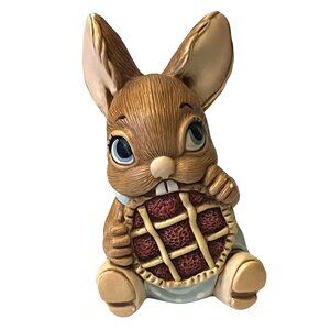 Pendelfin "Picnic Midge" Bunny Rabbit Figurine Stonecraft Hand Painted VTG Engla